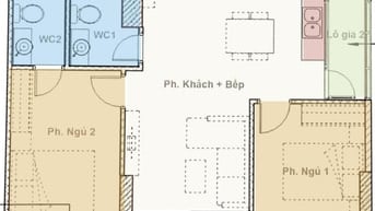 CHÍNH CHỦ CHO THUÊ CĂN HỘ 2PN - TÒA H, ECO GREEN SÀI GÒN, Q.7