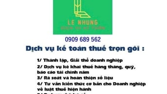 Dịch vụ kế toán Doanh nghiệp, Hộ Kinh doanh
