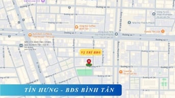 Cho thuê nhà khu Tên Lửa, MT đường Số 5, DT 8 x 20m, 3 tấm, 39 triệu