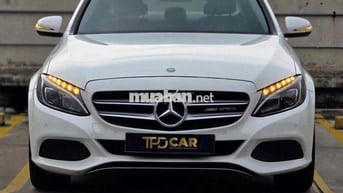 Mercedes-Benz C200 trắng/kem sx2016