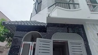 3,75 tỷ nhà xây mới 4x8,5 ( 2 lầu btct ) 4pn lớn hẻm 3met thông