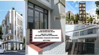 Cho thuê toà nhà CHDV Dương quảng hàm, Gò Vấp. Dtkv 200m2 Hầm 3 lầu TM