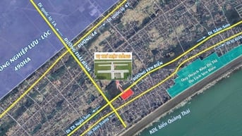 Đất nền đấu giá ven biển mặt tiền đường bộ duyên hải