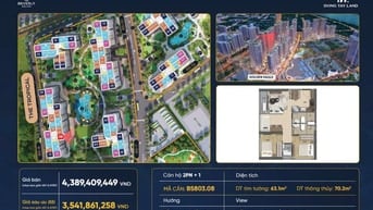 GIỎ HÀNG ĐỘC QUYỀN CĐT – CĂN 2PN+1 THE BEVERLY SOLARI – VIEW CÔNG VIÊN