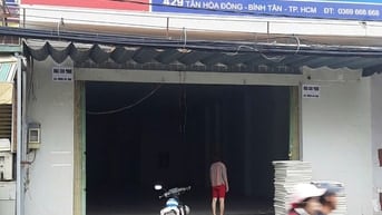 Thuê Nhà Mặt Tiền Đường Tân Hòa Đông, Bình Tân