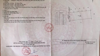 Chính chủ cần bán đất mặt tiền đường Trừ Văn Thố 23, xãTrừ Văn Thố,BB
