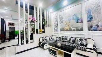 Nhà Phú Cường: sát phố Bạch Đằng, hoàn công, sân oto, 0815422197 