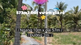 Vừa giảm giá chỉ còn 234 triệu, DT 570m2 ngoại ô SG chỉ 75km, gần chợ 