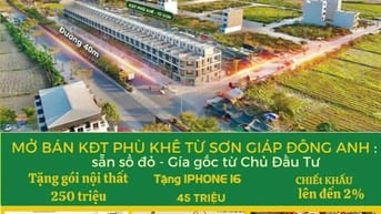 Ra mắt shophouse giáp Đông Anh HN