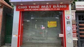 Cho thuê mặt bằng: Mặt tiền 77 đường Cao Thắng, Phường 03, Q.3, TP.HCM