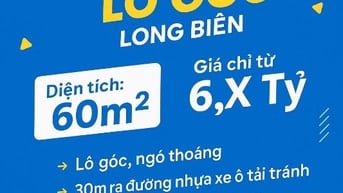 🏡 LÔ ĐẤT ĐẸP - LONG BIÊN - LÔ GÓC - GIÁ CHỈ 6.X TỶ!!!  🌿