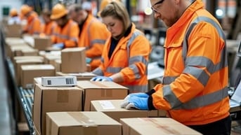 Cần Nhân Viên: Phân loại hàng và Đóng gói, dán tem ( Lương 300k/ngày )