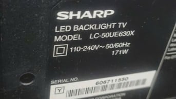 Thanh lý 1 tivi Sharp 50inch và 1 tivi Sony 42inch