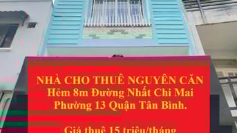 Nhà Đẹp Mặt Tiền Khu Kinh Doanh Nhất Chi Mai Phường 13 Quận Tân Bình
