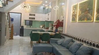 Nhà Q9 ô tô ngủ trong nhà 4 tầng 4pn thiết kế sang trọng 