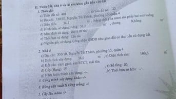 Cần bán nhà cấp 4, cách mt Nguyễn Tất Thành 20m