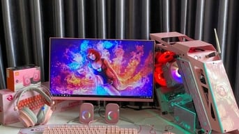 Pc Gaming CPU I3-9100F-RAM 16GB SSD 240GB màn 24inch 7tr9 BH12-24TH