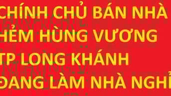 Bán nhà hẻm Hùng Vương Long Khánh, Đồng Nai, 150m2, 7 phòng, 3.2 tỷ