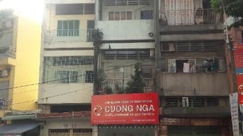 Bán rẻ Nhà Mặt tiền Trần Hưng Đạo ,P5, Q5. Diện tích: 4m* 19m. 4 tầng