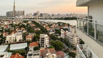 River Garden Thảo Điền, bán căn duplex 2 tầng, 250m², 4PN, view sông