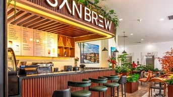 Sang nhượng quán cf SanBrew chân chung cư cạnh siêu thị, ngân hàng, …