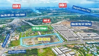 ĐẤT NỀN SỔ ĐỎ MẶT TIỀN ĐƯỜNG LONG HẬU, LIỀN KỀ KCN LONG HẬU, NHÀ BÈ