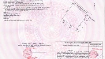 Bán 232,4m2 ODT+CLN tại Phường 2, TP. Sóc Trăng, T.Sóc Trăng
