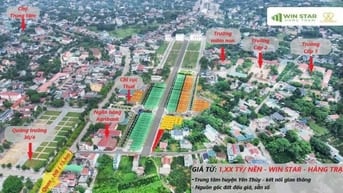 86 lô đất WINSTAR Thị trấn Hàng Trạm- Hoà Bình -sẵn sổ đỏ pháp lý #1tỷ