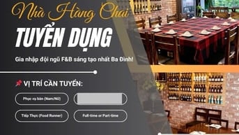 Tuyển nhân viên phục vụ nhà hàng