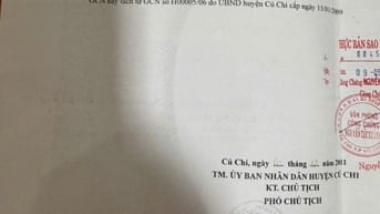 Chính chủ bán đất có nhà cấp 4, 131 Bùi Thị Điệt, Phạm Văn Cội, Củ Chi