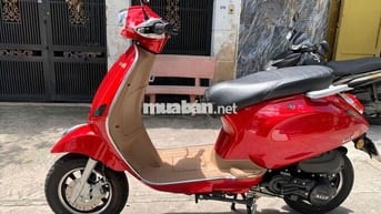 Vespa 50cc 2024 đỏ Zin100% odo1500km đẹp99% bs.tp