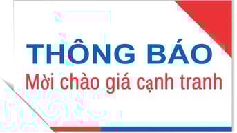 THÔNG BÁO MỜI CHÀO GIÁ CẠNH TRANH Cung cấp DV quản lý vận hành nhà C/C