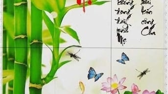 Tranh gạch 3d gạch tranh 3d ốp mộ - XCX44