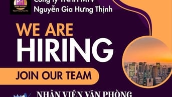 CÔNG TY CẦN TUYỂN NHÂN VIÊN TƯ VẤN LÀM VIỆC TẠI VĂN PHÒNG 
