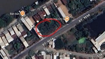 Mặt tiền Tỉnh lộ 955A, gần Núi Sam Châu Đốc, 450 m2, 2 tỷ 8