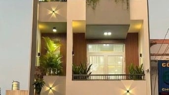 Nhà 4x30m Xây 1 Trệt 2 Lầu 3 Phòng Ngủ 4wc,Sổ Hồng Riêng,Đường Xe Hơi