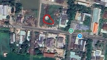 Bán đất thổ, Mai Bá Hương, P5, cách vòng xoay 500 mét, 107 m2, 1 tỷ 2