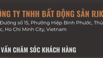 CTY BẤT ĐỘNG SẢN RJK tuyển gấp NVKD/CSKH làm tại Thủ Đức 
