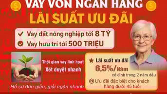 Hỗ trợ vay vốn Ngân Hàng Lãi Suất Ưu Đãi ! Xét duyệt - Giải ngân nhanh