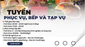  ICHIHANA SUSHI TUYỂN DỤNG – VỪA HỌC VỪA LÀM