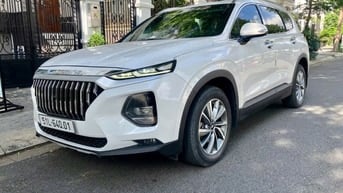Gia đình bán xe Huyndai Santa Fe bản máy dầu SX 2019