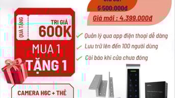Khoá vân tay nhà trọ khuyến mãi hot