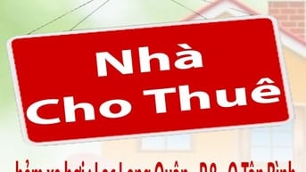 Cho Thuê Nhà : hẻm xe hơi Lạc Long Quân P.8 Q.Tân Bình - dt:4,5x7m