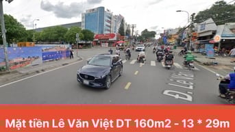 - Bán đất mặt tiền Lê Văn Việt, Hiệp Phú, Q9 - DT 160m2 - 13 * 29m
