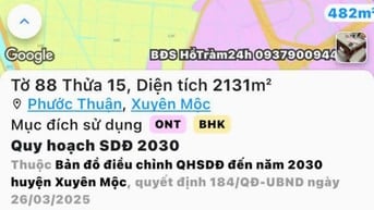 Bán Đất Chính Chủ - Bà Rịa Vũng Tàu