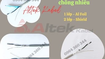 Cáp tín hiệu chống nhiễu vặn xoắn 18awg 1pair/2pair/3pair/4pair