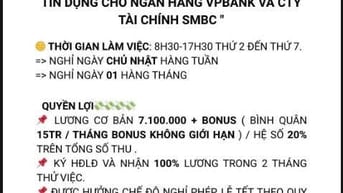 Tuyển chuyên viên quản lý tài sản qua điện thoại tại Bình Thạnh