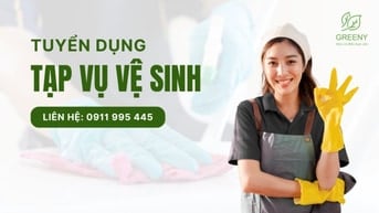 Nhân viên vệ sinh - Quận 7, Quận 2