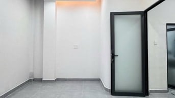 Nhà mới xây DT: 4.1x14.5m nở hậu, 3PN 3WC có Phòng Ngủ dưới trệt 