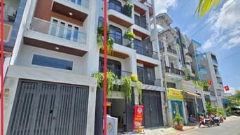 Nhà Thạnh Xuân (4x16)3 lầu 4PN, đường xe oto 8m